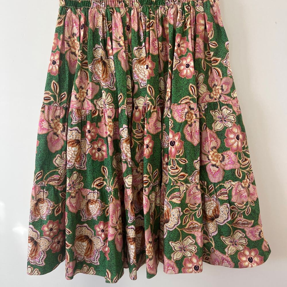 Misa Los Angeles Lola Convertible Smocked Midi Dress Maxi Skirt Womens Small - Picture 9 of 15